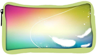 

Snoogg Eco Friendly Canvas White Feather Designer Student Pen Pencil Case Coin Purse Pouch Cosmetic Makeup Bag (GREEN) Pouch(Multicolor)