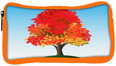 

Snoogg Eco Friendly Canvas Colorful Tree Student Pen Pencil Case Coin Purse Pouch Cosmetic Makeup Bag (ORANGE) Pouch(Multicolor)