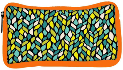 

Snoogg Eco Friendly Canvas A Seamless Leaf Pattern Student Pen Pencil Case Coin Purse Pouch Cosmetic Makeup Bag (ORANGE) Pouch(Multicolor)