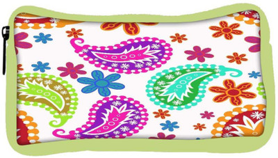 

Snoogg Eco Friendly Canvas Abstract Pattern White Designer Student Pen Pencil Case Coin Purse Pouch Cosmetic Makeup Bag (GREEN) Pouch(Multicolor)