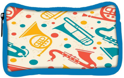 

Snoogg Eco Friendly Canvas Pipe Set Designer Student Pen Pencil Case Coin Purse Pouch Cosmetic Makeup Bag (BLUE) Pouch(Multicolor)