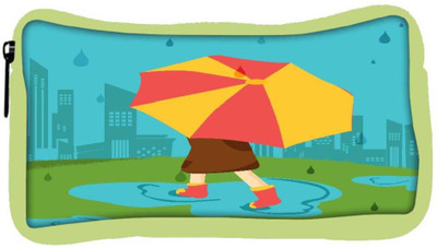 

Snoogg Eco Friendly Canvas Abstract Rainy Season Background With Waterdrops And Clouds Student Pen Pencil Case Coin Purse Pouch Cosmetic Makeup Bag (GREEN) Pouch(Multicolor)
