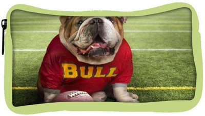 

Snoogg Eco Friendly Canvas Bull Dog Designer Student Pen Pencil Case Coin Purse Pouch Cosmetic Makeup Bag (GREEN) Pouch(Multicolor)