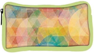 

Snoogg Eco Friendly Canvas Design Circular Mix Student Pen Pencil Case Coin Purse Pouch Cosmetic Makeup Bag (GREEN) Pouch(Multicolor)