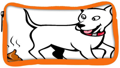 

Snoogg Eco Friendly Canvas Dog With Poo Student Pen Pencil Case Coin Purse Pouch Cosmetic Makeup Bag (ORANGE) Pouch(Multicolor)