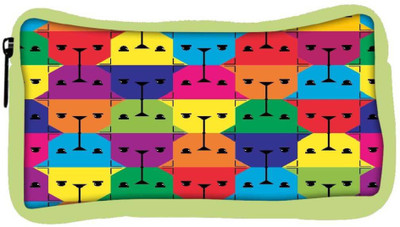 

Snoogg Eco Friendly Canvas Colorful Faces Designer Student Pen Pencil Case Coin Purse Pouch Cosmetic Makeup Bag (GREEN) Pouch(Multicolor)