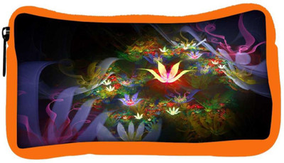 

Snoogg Eco Friendly Canvas Amazing Neon Flowers Designer Student Pen Pencil Case Coin Purse Pouch Cosmetic Makeup Bag (ORANGE) Pouch(Multicolor)