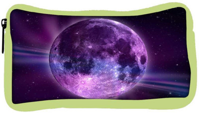 

Snoogg Eco Friendly Canvas Fantasy Moon Student Pen Pencil Case Coin Purse Pouch Cosmetic Makeup Bag (GREEN) Pouch(Multicolor)
