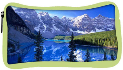 

Snoogg Eco Friendly Canvas White Big Mountains Designer Student Pen Pencil Case Coin Purse Pouch Cosmetic Makeup Bag (GREEN) Pouch(Multicolor)