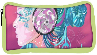 

Snoogg Eco Friendly Canvas Beautiful Side Portrait 2753 Student Pen Pencil Case Coin Purse Pouch Cosmetic Makeup Bag (GREEN) Pouch(Multicolor)