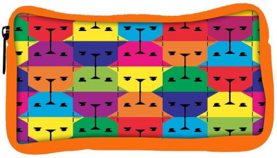 

Snoogg Eco Friendly Canvas Colorful Faces Designer Student Pen Pencil Case Coin Purse Pouch Cosmetic Makeup Bag (ORANGE) Pouch(Multicolor)
