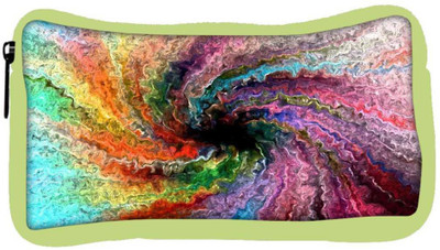 

Snoogg Eco Friendly Canvas Colorful Painting Abstract Designer Student Pen Pencil Case Coin Purse Pouch Cosmetic Makeup Bag (GREEN) Pouch(Multicolor)