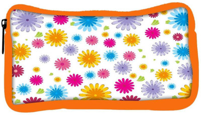

Snoogg Eco Friendly Canvas Colorful Pattern Amazed Designer Student Pen Pencil Case Coin Purse Pouch Cosmetic Makeup Bag (ORANGE) Pouch(Multicolor)