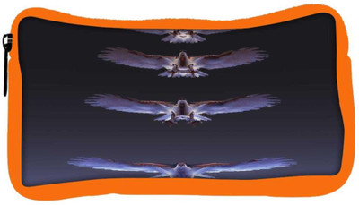

Snoogg Eco Friendly Canvas Eagles Student Pen Pencil Case Coin Purse Pouch Cosmetic Makeup Bag (ORANGE) Pouch(Multicolor)