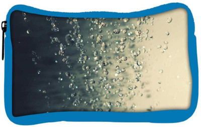 

Snoogg Eco Friendly Canvas Water Drops Abstract Designer Student Pen Pencil Case Coin Purse Pouch Cosmetic Makeup Bag (BLUE) Pouch(Multicolor)