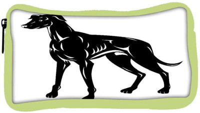 

Snoogg Eco Friendly Canvas Greyhound Dog Retro Student Pen Pencil Case Coin Purse Pouch Cosmetic Makeup Bag (GREEN) Pouch(Multicolor)