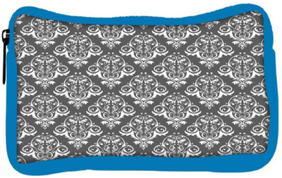 

Snoogg Eco Friendly Canvas Abstract White Grey Pattern Designer Student Pen Pencil Case Coin Purse Pouch Cosmetic Makeup Bag (BLUE) Pouch(Multicolor)