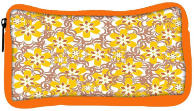 

Snoogg Eco Friendly Canvas Yellow Flowers Designer Student Pen Pencil Case Coin Purse Pouch Cosmetic Makeup Bag (ORANGE) Pouch(Multicolor)