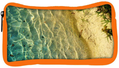 

Snoogg Eco Friendly Canvas Clear Sea Beach Designer Student Pen Pencil Case Coin Purse Pouch Cosmetic Makeup Bag (ORANGE) Pouch(Multicolor)