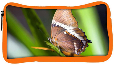 

Snoogg Eco Friendly Canvas Brown Butterfly Designer Student Pen Pencil Case Coin Purse Pouch Cosmetic Makeup Bag (ORANGE) Pouch(Multicolor)