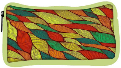 

Snoogg Eco Friendly Canvas Dark Color Leaves Designer Student Pen Pencil Case Coin Purse Pouch Cosmetic Makeup Bag (GREEN) Pouch(Multicolor)