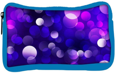 

Snoogg Eco Friendly Canvas Purple Spots Abstract Designer Student Pen Pencil Case Coin Purse Pouch Cosmetic Makeup Bag (BLUE) Pouch(Multicolor)