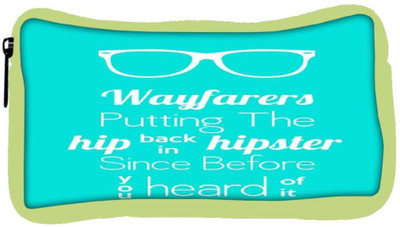 

Snoogg Eco Friendly Canvas Wayfarers Cooler Before You Know Student Pen Pencil Case Coin Purse Pouch Cosmetic Makeup Bag (GREEN) Pouch(Multicolor)