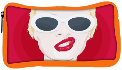 

Snoogg Eco Friendly Canvas Frowning Punk 2778 Student Pen Pencil Case Coin Purse Pouch Cosmetic Makeup Bag (ORANGE) Pouch(Multicolor)