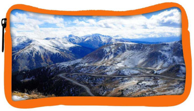 

Snoogg Eco Friendly Canvas Snowy Hills Designer Student Pen Pencil Case Coin Purse Pouch Cosmetic Makeup Bag (ORANGE) Pouch(Multicolor)