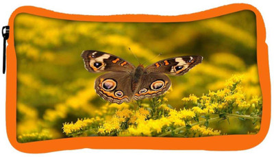 

Snoogg Eco Friendly Canvas Multicolor Flying Butterfly Designer Student Pen Pencil Case Coin Purse Pouch Cosmetic Makeup Bag (ORANGE) Pouch(Multicolor)