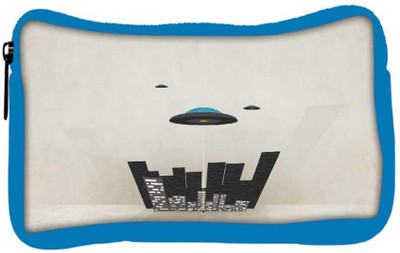 

Snoogg Eco Friendly Canvas Spaceship Designer Student Pen Pencil Case Coin Purse Pouch Cosmetic Makeup Bag (BLUE) Pouch(Multicolor)