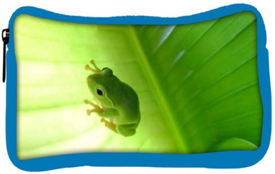 

Snoogg Eco Friendly Canvas Green Frog Designer Student Pen Pencil Case Coin Purse Pouch Cosmetic Makeup Bag (BLUE) Pouch(Multicolor)
