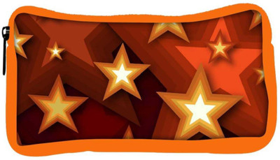 

Snoogg Eco Friendly Canvas Browny Stars Designer Student Pen Pencil Case Coin Purse Pouch Cosmetic Makeup Bag (ORANGE) Pouch(Multicolor)