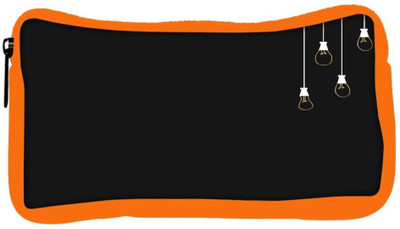 

Snoogg Eco Friendly Canvas Bulbs Designer Student Pen Pencil Case Coin Purse Pouch Cosmetic Makeup Bag (ORANGE) Pouch(Multicolor)