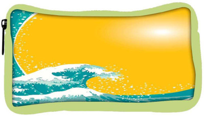 

Snoogg Eco Friendly Canvas The Great Wave Vector Background Student Pen Pencil Case Coin Purse Pouch Cosmetic Makeup Bag (GREEN) Pouch(Multicolor)