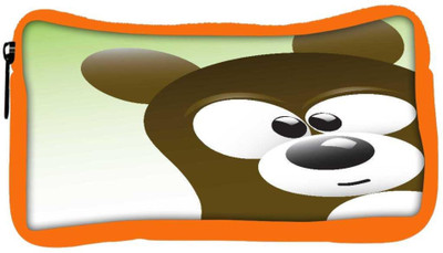 

Snoogg Eco Friendly Canvas Cute Bear Character Student Pen Pencil Case Coin Purse Pouch Cosmetic Makeup Bag (ORANGE) Pouch(Multicolor)