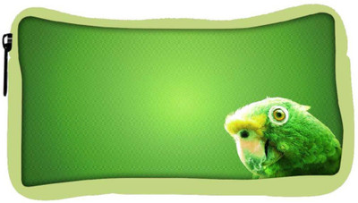 

Snoogg Eco Friendly Canvas Green Parrot Designer Student Pen Pencil Case Coin Purse Pouch Cosmetic Makeup Bag (GREEN) Pouch(Multicolor)