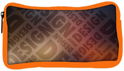 

Snoogg Eco Friendly Canvas Design Designer Student Pen Pencil Case Coin Purse Pouch Cosmetic Makeup Bag (ORANGE) Pouch(Multicolor)
