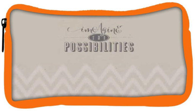 

Snoogg Eco Friendly Canvas Imagine The Possibilites Student Pen Pencil Case Coin Purse Pouch Cosmetic Makeup Bag (ORANGE) Pouch(Multicolor)
