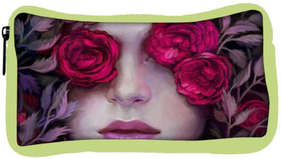 

Snoogg Eco Friendly Canvas Woman In Roses 2563 Student Pen Pencil Case Coin Purse Pouch Cosmetic Makeup Bag (GREEN) Pouch(Multicolor)