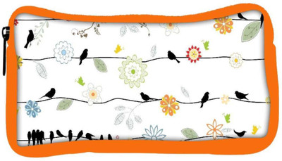 

Snoogg Eco Friendly Canvas Black Crows Designer Student Pen Pencil Case Coin Purse Pouch Cosmetic Makeup Bag (ORANGE) Pouch(Multicolor)