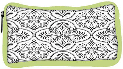 

Snoogg Eco Friendly Canvas Amazed Grey Pattern Designer Student Pen Pencil Case Coin Purse Pouch Cosmetic Makeup Bag (GREEN) Pouch(Multicolor)