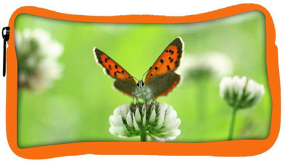 

Snoogg Eco Friendly Canvas Butterfly In White Flower Designer Student Pen Pencil Case Coin Purse Pouch Cosmetic Makeup Bag (ORANGE) Pouch(Multicolor)