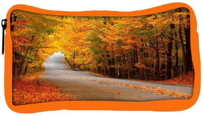 

Snoogg Eco Friendly Canvas Orange Leaves Designer Student Pen Pencil Case Coin Purse Pouch Cosmetic Makeup Bag (ORANGE) Pouch(Multicolor)