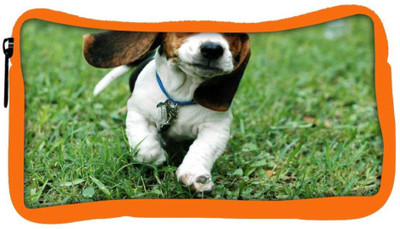 

Snoogg Eco Friendly Canvas Running Dog Designer Student Pen Pencil Case Coin Purse Pouch Cosmetic Makeup Bag (ORANGE) Pouch(Multicolor)