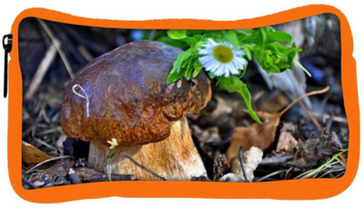 

Snoogg Eco Friendly Canvas Little Mushroom Designer Student Pen Pencil Case Coin Purse Pouch Cosmetic Makeup Bag (ORANGE) Pouch(Multicolor)