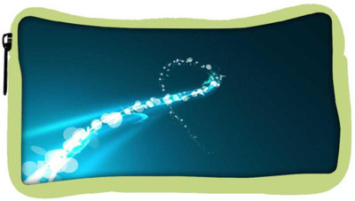 

Snoogg Eco Friendly Canvas Sparkling Curve Design Designer Student Pen Pencil Case Coin Purse Pouch Cosmetic Makeup Bag (GREEN) Pouch(Multicolor)