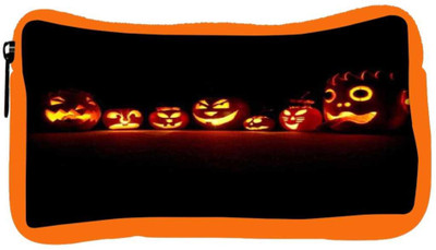 

Snoogg Eco Friendly Canvas Seven Halloween Pumpkin Student Pen Pencil Case Coin Purse Pouch Cosmetic Makeup Bag (ORANGE) Pouch(Multicolor)