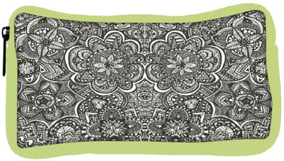 

Snoogg Eco Friendly Canvas Black And White Abstract Student Pen Pencil Case Coin Purse Pouch Cosmetic Makeup Bag (GREEN) Pouch(Multicolor)