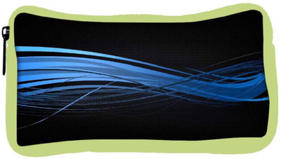 

Snoogg Eco Friendly Canvas Abstract Blue Design Designer Student Pen Pencil Case Coin Purse Pouch Cosmetic Makeup Bag (GREEN) Pouch(Multicolor)